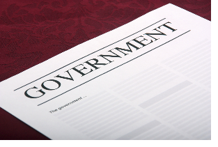 "Image of a document labeled government"